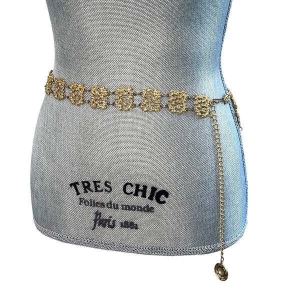 Unknown Accessories - Gold chain women's adjustable belt